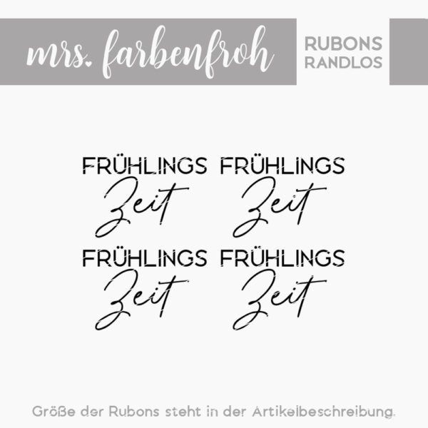 Rub-On Sticker Frühlings Zeit 01, Rubon, Randlos, Rub Ons, Rubbelsticker, für Glas, Holz, Raysin u.v.m.